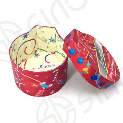 Christmas ball shape gift packaging box